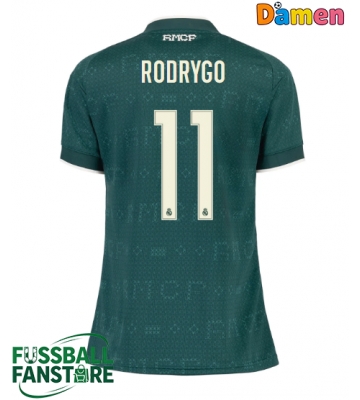 Real Madrid Rodrygo Goes #11 Replik Auswärtstrikot Damen 2026-27 Kurzarm